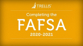 Completing the FAFSA 20202021 [upl. by Daria]