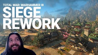 Siege Rework Reaction and Discussion  Total War WARHAMMER III [upl. by Jolenta651]