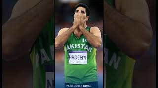 Arshad Nadeem Javelin Throw Winner Olympics 2024 olympics [upl. by Ahter711]