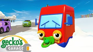 5 Little Fire Trucks  Baby Truck  Geckos Garage  Kids Songs [upl. by Riobard994]