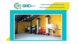 TOHUMLUK ELEME VE İLAÇLAMA TESİSİ  SEED CLEANING AND TREATING PLANT SRD MAKİNE TECH amp ELEVATORSAN [upl. by Syxela]