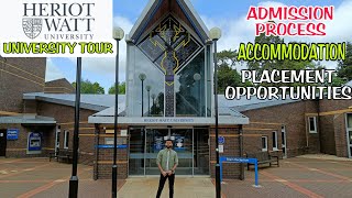 HERIOT WATT UNIVERSITY TOUR  ADMISSION PROCESS  ACCOMMODATION  PLACEMENT OPPORTUNITIES [upl. by Verdha]