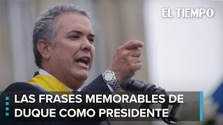 Discurso de posesión de Iván Duque los momentos más destacados  El Tiempo [upl. by Juster426]