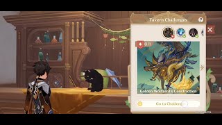 BOSS KILLER deck vs Golden Wolflord Serious Showdown  Genius Invokation TCG  Tavern Challenges [upl. by Eilhsa]