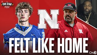 Nebraska commit Pierce Mooberry on why he chose to play for Matt Rhule amp the Cornhuskers [upl. by Hobie]