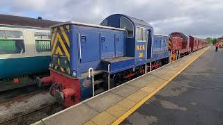 Attending Wensleydale Railway Industrial Event on Bank Holiday Monday 26th August 24 Part 1 [upl. by Adnahs150]