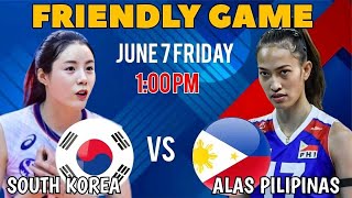 ALAS PILIPINAS vs SOUTH KOREA  EXHIBITION GAME 75th PhilippineKorea Diplomatic  Live Score [upl. by Airdnat]