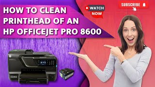 Printhead Cleaning  HP Officejet Pro 8600  HP Printer Not Printing Solved  HP Printer Support [upl. by Acisej]