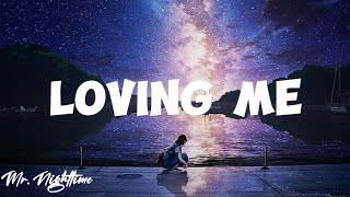 Janine  Loving Me lyrics video [upl. by Yeoz424]