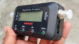 Satellite Finder Unboxing and Signal Testing in Airtel Digital TV [upl. by Dahsraf]