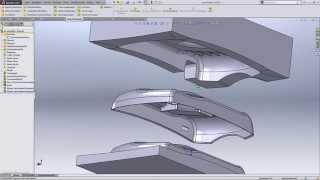 SOLIDWORKS Tutorial  Erstellen von Spritzguss Kavitäten mit den GusswerkzeugFunktionen [upl. by Briant]