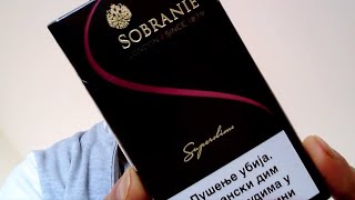 Sobranie Black Superslims  Serbia [upl. by Aihsit]