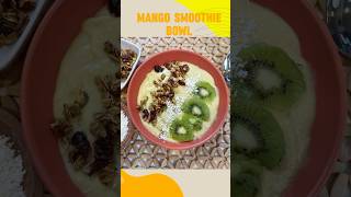 Mango Smoothie Bowl Recipe Quick And Healthy Vegan Breakfast Idea [upl. by Connor]