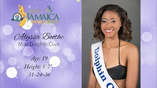 Miss Jamaica World 2017 Contestant 17 Alyssa Boothe [upl. by Enitsahc]