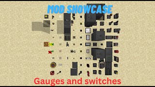 Redstone gauges and switches mod showcase [upl. by Aras]