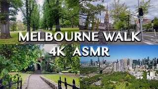 Melbourne Walk  Fitzroy Gardens  4K ASMR [upl. by Cristobal228]