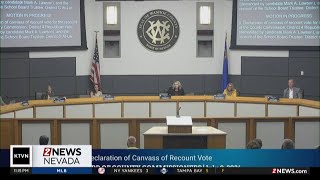 Washoe County Commissioners vote against certifying recount results [upl. by Ecydnac189]