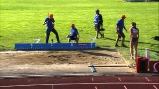 Florentina Marincu 678 Long Jump gold [upl. by Cohligan]