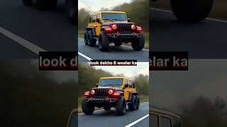 Mahendra thar 6 wheelar good looking AI generated ai shorts youtubeshorts automobile [upl. by Belita]