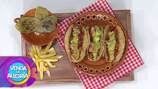 Exquisitos tacos campechanos ¡una verdadera delicia para preparar  Venga la Alegría [upl. by Nets]