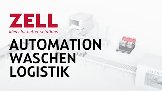 Automation Waschen und Logistik alles in einem Werkstückträger [upl. by Llehcnom]