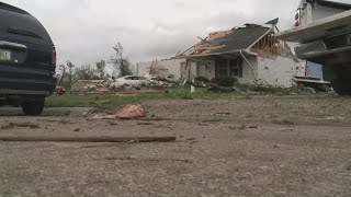 Surveying the wreckage from Tuesdays deadly tornado in Greenfield Iowa [upl. by Humfrey]