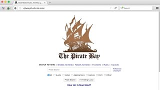 How to Find the REAL Pirate Bay Website on the Dark Web Find Torrents Using Tor Browser [upl. by Idleman]