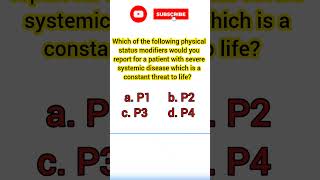 Anesthesia Physical Status Modifier Question  Important Question For CPC Exam  Medical Coding cpc [upl. by Berke]