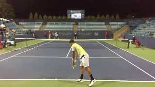 Feliciano Lopez vs Andreas Seppi Slow Motion Point 120fps 2015 [upl. by Bore178]