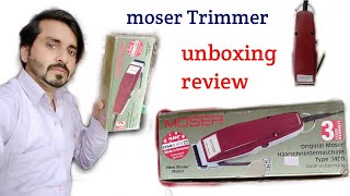 Moser Original moser 1400 Unboxing review  made in Germany [upl. by Maleeny74]