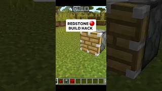 Trending redstone build hack  24 shorts [upl. by Jonis]