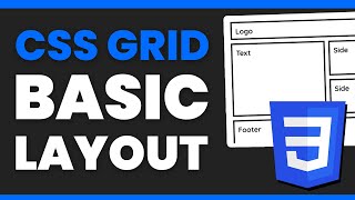 Intro to CSS Grid  Create a Basic Layout  Web Design Tutorial [upl. by Berger]