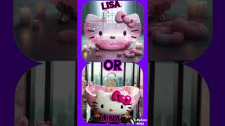 choose Lisa Or Lena Home Bedroom 🏠🏨🏡 lisaorlenahome tiktok viralvideo [upl. by Werner939]