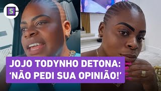 Jojo Todynho rebate críticas após raspar cabelo com listras Não pedi elogios [upl. by Hgielhsa]