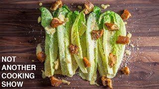 THE ORIGINAL CAESAR SALAD RECIPE [upl. by Olonam]