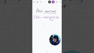 Derivadas de Funciones Trigonométricas con Regla de la Cadena  shorts [upl. by Zaremski]