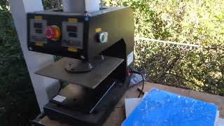 Bench top pneumatic press 12v for embossing and general pressing [upl. by Bruner]