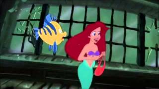 DISNEY Ariel et polochon face au requin ✿  Fandub Sandra et Laeti [upl. by Eimmot]