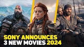 Sony Announces 3 New Game Movies  God of War Horizon Forbidden West and Days Gone Movies [upl. by Flita]