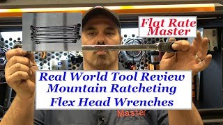 Real World Tool Review Mountain Ratcheting Flex Head Wrenches [upl. by Docile]