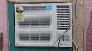 Voltas 075 ton window Ac Unboxing and installation process  voltas ac Vlogger Aryan [upl. by Doomham]