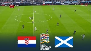 Croatia X Scotland AO VIVO  LIVE FOOTBALL [upl. by Esiom]