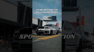 4 cars sports edition shorts cars automobile carenthusiast [upl. by Koblas]