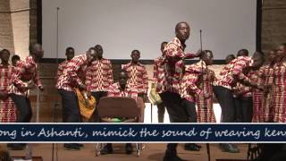 Winneba Youth Choir Ghana  Bonwire Kentenwene Dr Ephraim Amu [upl. by Assirok]