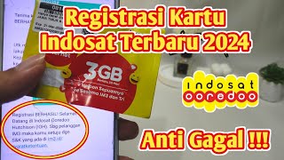 Cara Registrasi Kartu Indosat im3 Terbaru 2024 [upl. by Berthe]