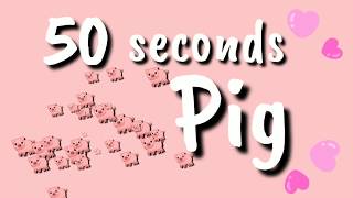 50 seconds pig 🐷 Murano glass lampwork [upl. by Moyers]