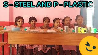 😊SSTEEL AND PPLASTIC ACTIVITY😊  😵‍💫MIND CONCENTRATION😵‍💫MUPS KOTHA JAGIR BILASPUR [upl. by Nickles318]