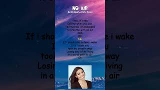 Jordin Sparks Chris Brown  No Air Lyrics shorts [upl. by Artinad902]