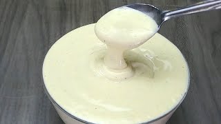 No Oil Raw Eggless Mayonnaise  কাঁচা ডিম আর তেল ছাড়াই মাত্র ২ টি উপাদানে বানিয়ে ফেলুন মেয়োনিজ [upl. by Jaqitsch]