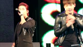 Fancam 121102 Dankook University 2PM 택연 니가밉다 Taecyeon テギョン [upl. by Sirac]